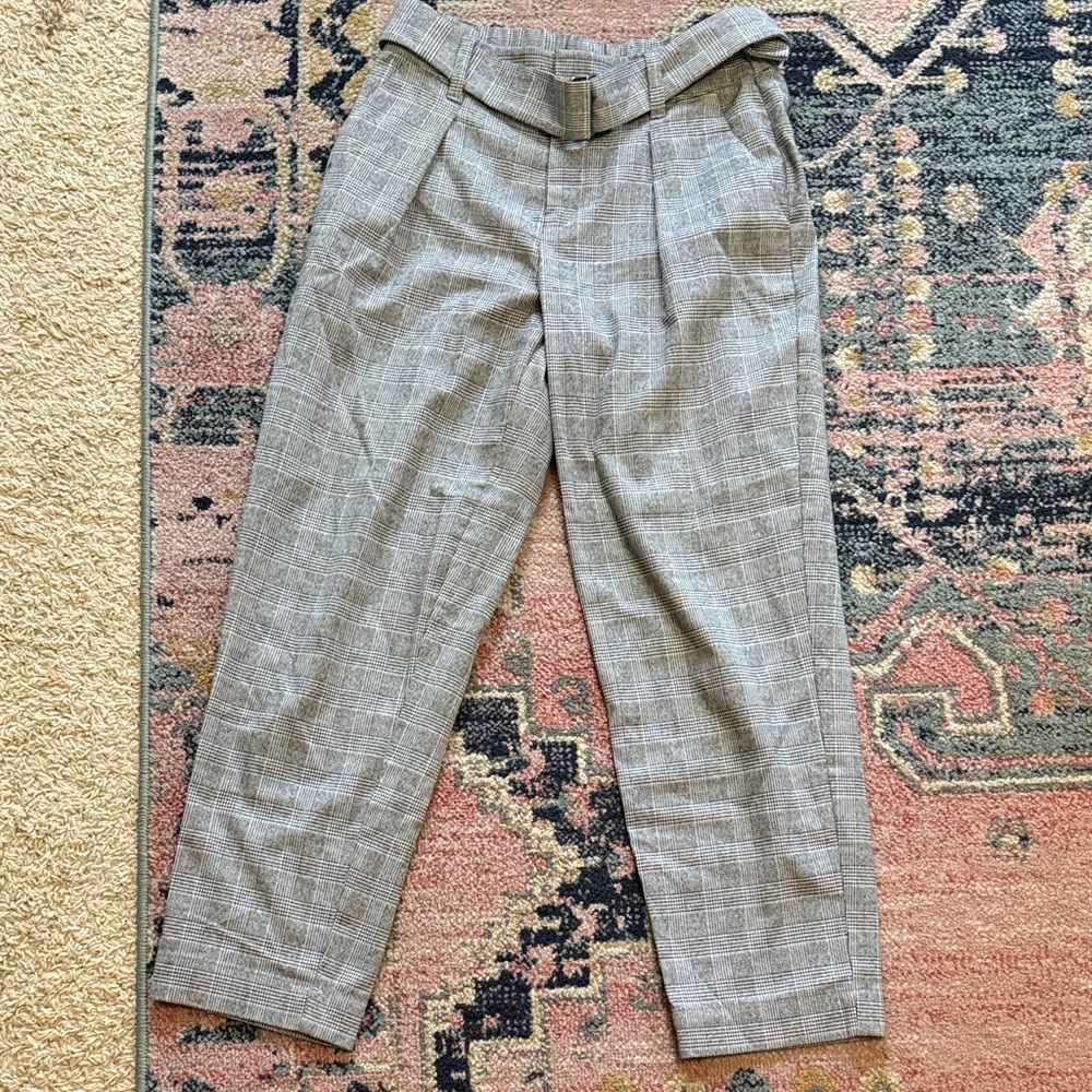 a new day Gray Plaid Trousers
